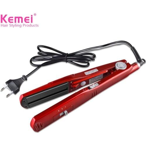 Kemei Electric Steam Hair Straightener 5 levels constant temperature Women flat iron ceramic straightening Hair styling tools