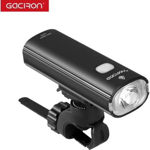 GACIRON 400Lumens Bike Headlight Bicycle Handlebar Front Lamp MTB Rode Cycling Light USB Rechargeable Flashlight Safety Riding