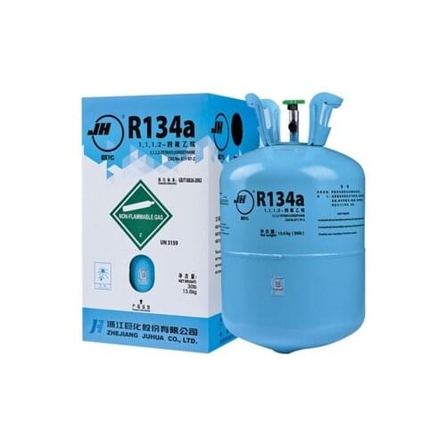 Juhua R134a automotive air conditioning freon refrigerant net weight 13.6kg