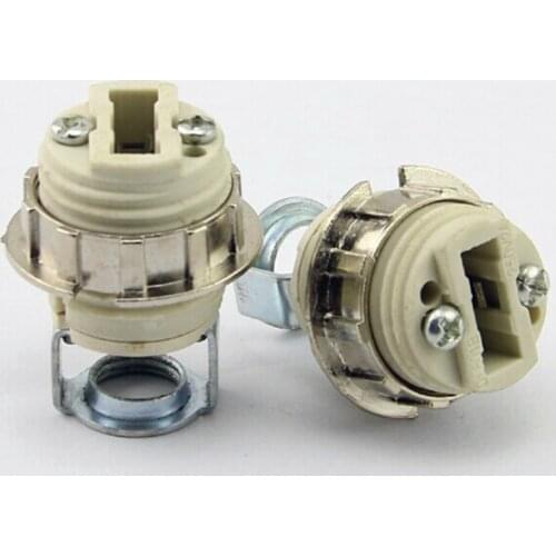 Ceramic G9 Lamp Beads Lampholders LED Crystal Lamp Chandelier Holder with m10 bracket halogen Block Base Socket