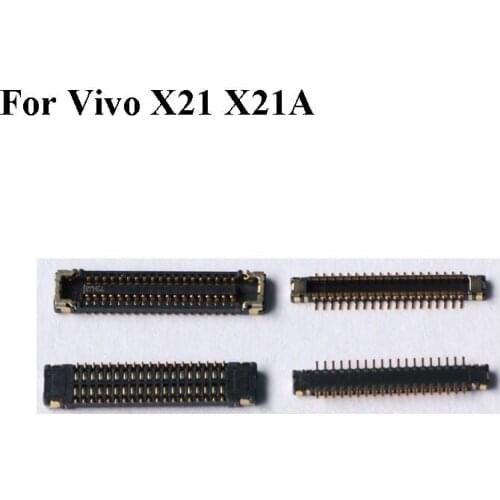 2PCS FPC connector For VIVO X21 X 21 LCD display screen on Flex cable on mainboard motherboard For VIVO X21 x21A X21 A On ribbon