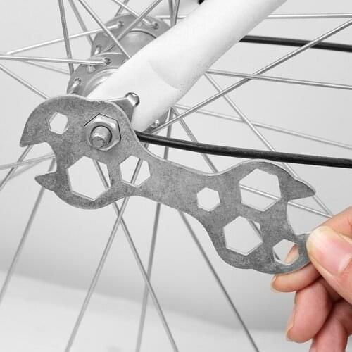 Multifunctional Hexagon Wrench 8mm-17mm Multi-hole Spanner Bicycle Repair Accessories Hand Tools