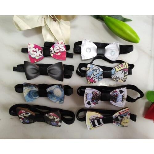 Fashion Wooden Bowtie Gentleman Bow Ties Handmade Creative Pattern Tie Party Bow Ties Butterfly Wooden Unique Tie for Man Woman