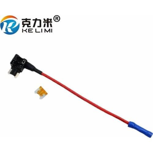 Low Profile Mini Fuse Holder 13cm Car Boat TAP Add A Circuit Cutout box Socket Base