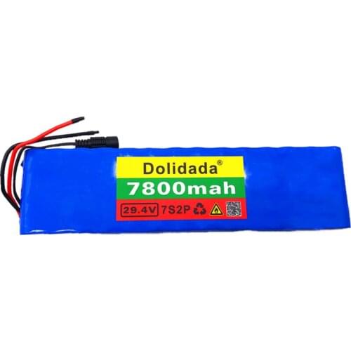 Original 24V 7.8Ah 7S2P 18650 Battery li-ion battery 7800mah 29.4v electric bicycle moped /electric not include the charger