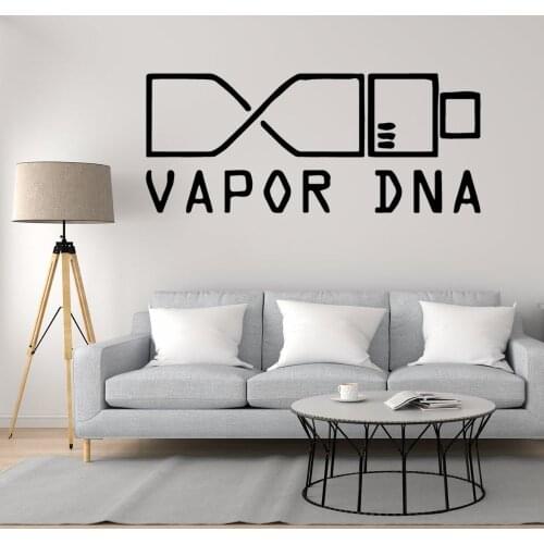 Vapor DNA Vape Wall Decal Vinyl Sticker Vape Store And Home Decoration Removable A003205