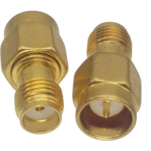 1Pcs Adapter SMA Male Plug to SMA Female Jack Slide-on Straight RF COAXIAL Connector