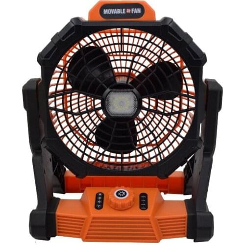 Rechargeable Tent Fan with Hook 15000MAh Camping Light Fan with LED Light for Camping Jobsite Garden Outdoor Hiking