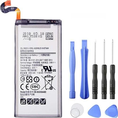 7XINbox 4.4V 3000mAh EB-BG950ABE EB-BG950ABA Replacement Battery for Samsung GALAXY S8 SM-G9508 G9508 G9500 G950U SM-G With Tool