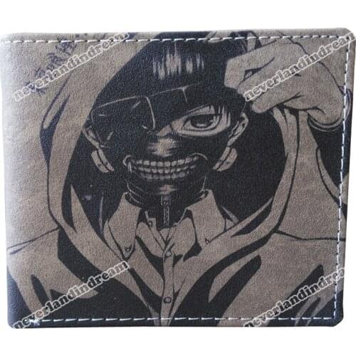Tokyo Ghoul Kaneki Ken Kirishima Sendasly Frosted PU leather short wallet Type A