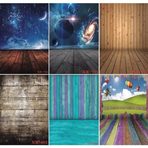Vinyl Custom Photography Backdrops Prop Wood planks and floor Theme Photography Background #21167