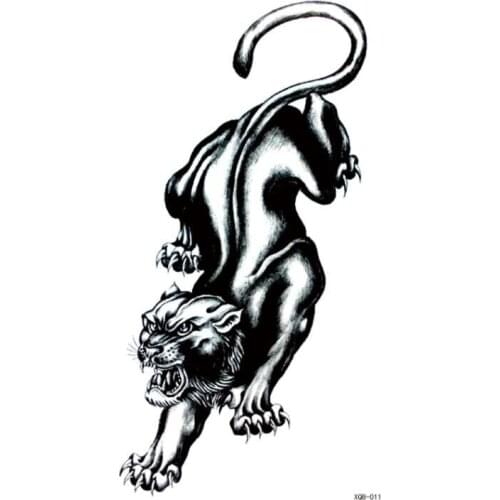 Waterproof Temporary Tattoo Sticker tiger lion animal tatto stickers flash tatoo fake tattoos for women men