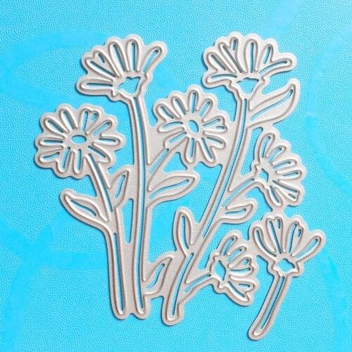 YLCD888 Flower Metal Cutting Dies For Scrapbooking Stencils DIY Album Cards Decoration Embossing Folder Die Cutter Tools Craft