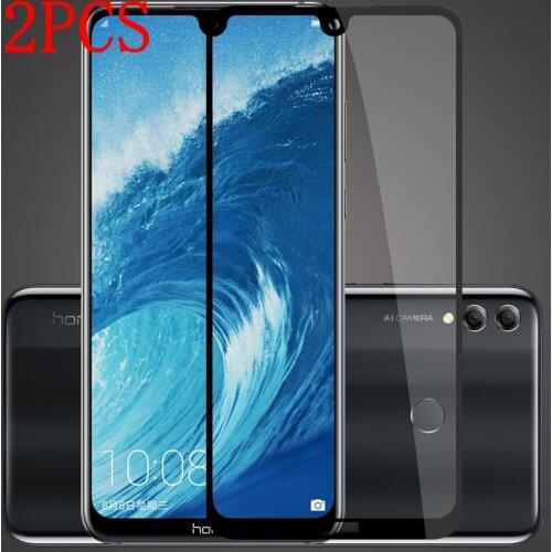 2PCS Full Glue Full Cover Tempered Glass For Huawei Honor 8X Max Screen Protector protective film For Huawei Honor 8X Max glass
