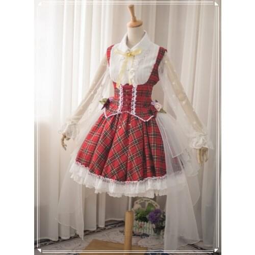 [Customized] Anime Touhou Project Kazami Yuuka Lolita Dress Cosplay Costume Any Size Full Set Women Halloween Free shipping 2019