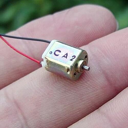 1PC Ultra-miniature DC motor DC3V 44000rpm High-speed diameter 1mm micro motor small electric machinery high quality HOT