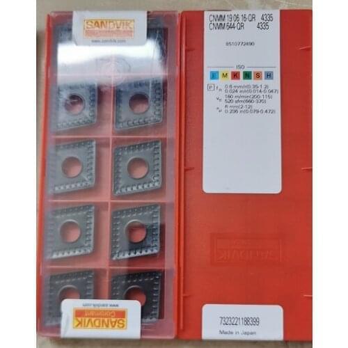 10PCS CARBIDE INSERT CNMM190616-QR 4335