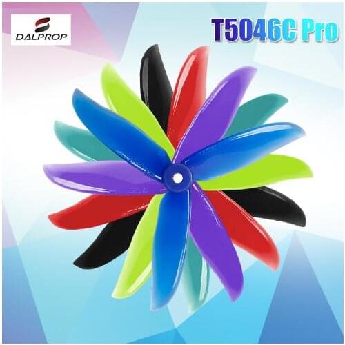 12 Pairs DALPROP CYCLONE T5046C PRO T5046BN 5046 3Blade propeller for T-Motor motor FPV Freestyle Drone Quadcopter Chameleon