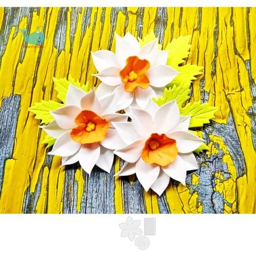 3D New Flowers Craft Metal Cutting Dies Stencil Template Scrapbooking Paper Album Making Cards Embossing Die Cuts 2020