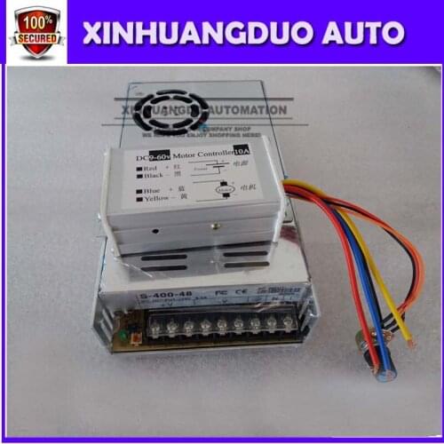 220v or 110V power supply with speed governor for dc 0-48v cnc air cooled spindle motor For DIY CNC