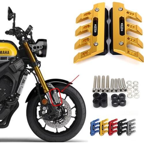 For YAMAHA XS R900 XSR900 ABS Motorcycle Mudguard Front Fork Protector Guard Block Front Fender Anti-fall Slider Accessories