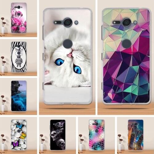 Phone Case For Sony Xperia XZ2 Compact Case Silicone Coque For Sony Xperia XZ2 Compact Cover TPU Capa For Sony Xz2 Compact Funda