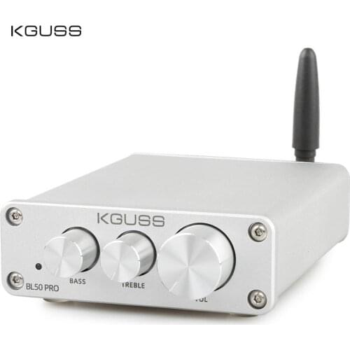 KGUSS BL50PRO TPA3116D2 QCC3003 Bluetooth 5.0 MINI audio Digital home theater amplifier 50W+50W