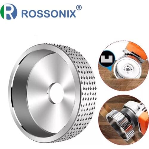 Round Wood Angle Grinding Wheel Sanding Carving Rotary Tool Abrasive Disc for Angle Grinder Tungsten Carbide 16mm or 22mm Bore