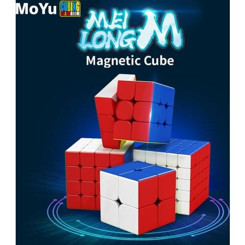 Newest 2020 Moyu Meilong M magnetic 2x2x2 3x3x3 magic cube 4x4x4 5x5x5 magnet puzzle cube 2x2 3x3 cubo magico 4x4 5x5