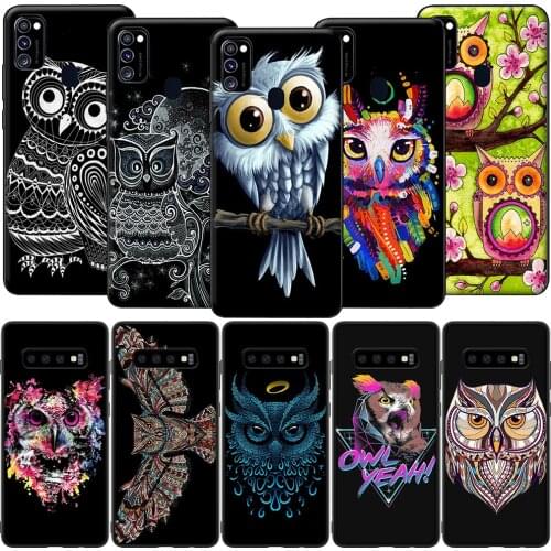 GX56 Cute Owl Case for Samsung A10S A20S A40S A50S A70S A51 A71 A81 A91 M11 M30S M31S M21 M51 A02S A42