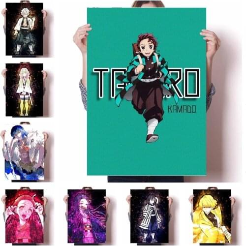 Modular Hd Print Picture Home Decoration Demon Slayer Paintings Canvas Japan Anime Poster Wall Art For Living Room No Framework