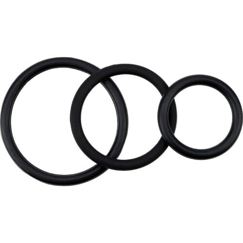 OLO 3 Pieces/Set Delay Ejaculation Cock Ring Elastic Penis Rings Semen Lock Ring Silicone Sex Toys for Men Sex Shop