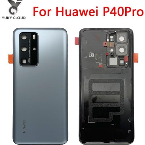 Original huawei P40pro Battery Cover For P40pro/P40 Replace the battery cover With camera co