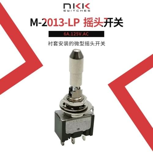 Original new 100% M-2013L 0N-0FF-0N rocker switch with anti mistake locking button for aircraft and automobile