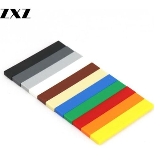 Tile 1x6 City Building Blocks Parts Educational Toys for Children Classical DIY Bricks 6636 200 pieces