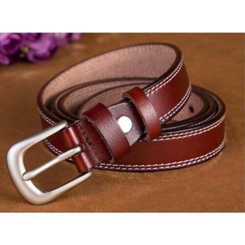 New style Women leather belt female women genuine leather strap women straps leather dress belt Cowskin Leather Belt