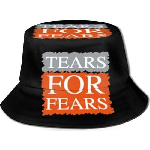 Grab It Fast Women Men Fisherman Hats Bucket Caps Tears For Fears 80 Music Curt Smith Tears Fears Roland Orzabal 80 Music New