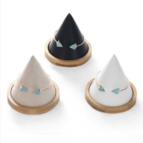 Bamboo wood solid wood bracelet bracelet watch display stand jewelry storage rack store display jewelry display stand