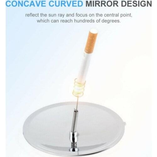 Outdoor Solar Lighter Camping Equipment Survival Fire Waterproof Windproof Fire Starter Outdoor Emergency Tool Gear Accessories