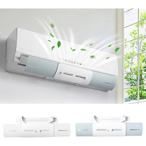 Air Conditioner Wind Shield Outlets Shutter Board Windguard Retractable Anti Direct Blowing Gas Deflectors aire acondicionado