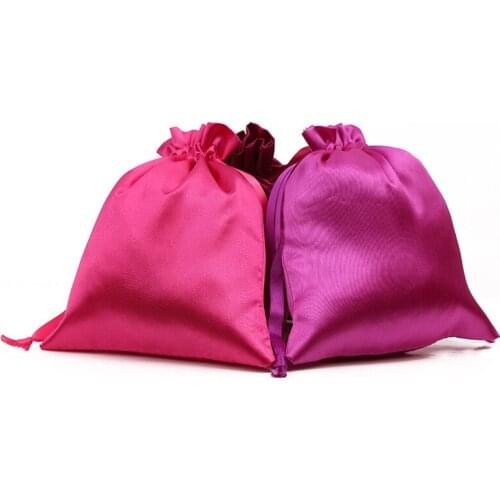 High quality drawstring Satin pouches for jewelry gift accessories cosmetics watch trinket bags\pouches customized&wholesale