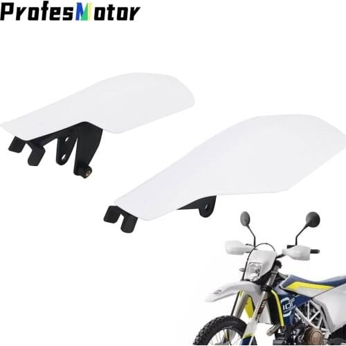 White Motorcycle Handguard Handle Bar Handlebar Hand Guard Protector For HUSQVARNA FC TC FE TE FX TX 125 250 300 350 450 501 501