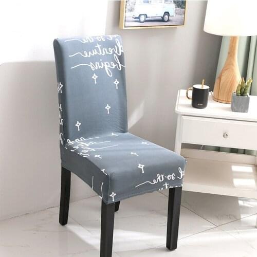 1 Pc Spandex Elastic Seat Chair Covers Stretch Removable Dining Chair Cover Modern Restaurant Hotel Home Kitchen Chair Covers