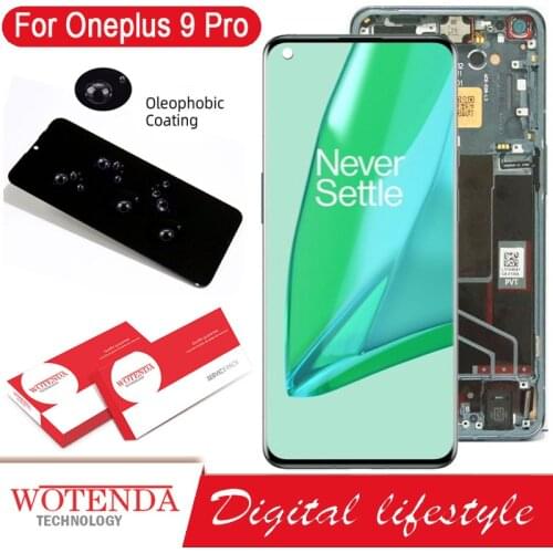 100% Original 6.7''Amoled For OnePlus 9 Pro LCD Screen Display+Touch Panel Digitizer For OnePlus 9 pro LCD