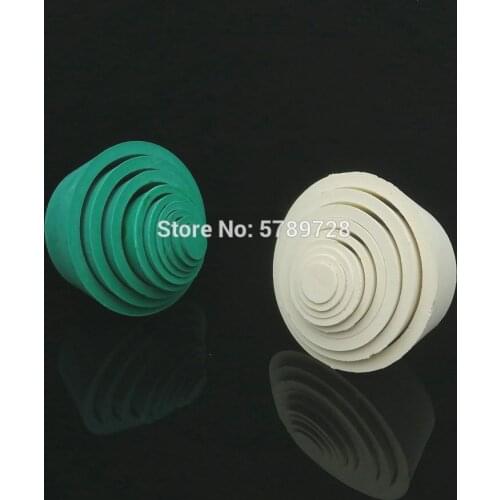 2sets 8*1 Laboratory Funnel Holder Filter Bowl Rubber Pad Brinell Funnel Filter pad Filter Plug for Filter Bottle