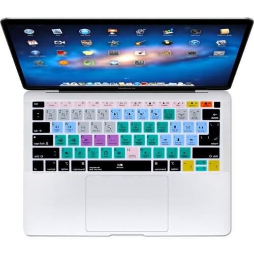For MacBook Newest Air 13" 2018 Release A1932 with Retina Display Avid Pro-Tools Shortcuts Silicone Keyboard Cover Skin