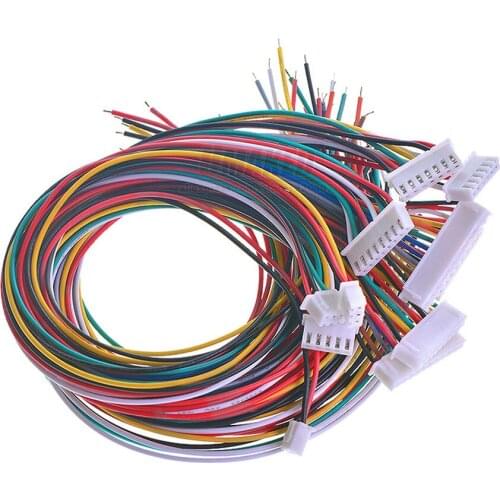 Mini Micro JST 2.0 PH Male Female Connector 2/3/4/5/6/7/8/9/10-Pin Plug With terminal Wires Cables Socket 200MM 26AWG