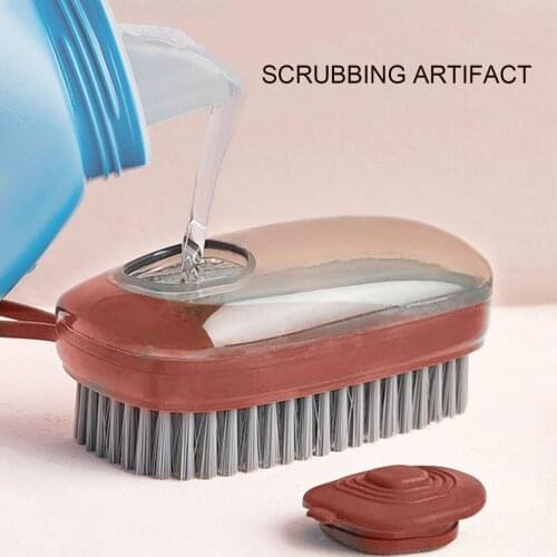 Multifunctional Cleaning Brush Can Be Filled With Liquid Hydraulic Cleaning Brush Save Cleaning Liquid Artificial Grip Design