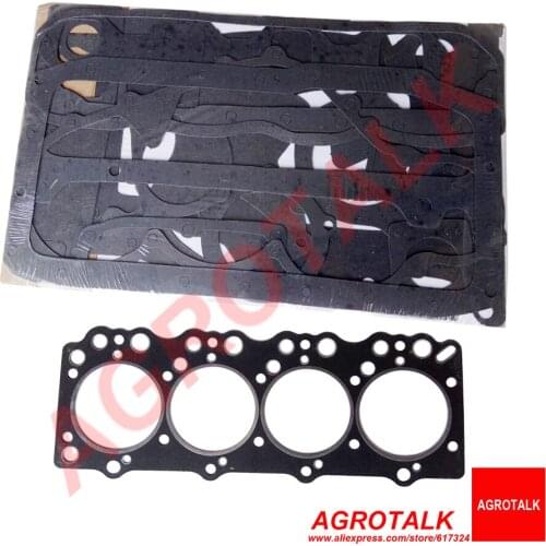 Set of gaksets with cylinder head gasket for Shandong Taishan KAMA KM554 tractor with Feidong brand engine FD495T