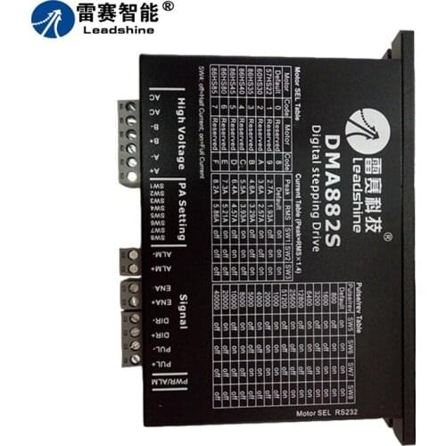 Original Leadshine 2-phase stepper driver DMA882S work 20-75VAC/30-100VDC 8.2A hybrid stepper motor driver